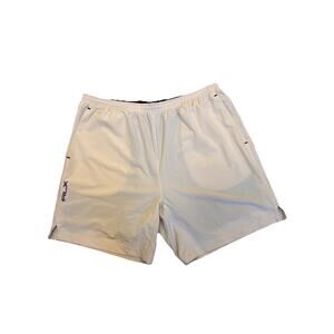 RLX Ralph Lauren Men’s Athletic Performance Stretch Ivory Shorts Size XXL